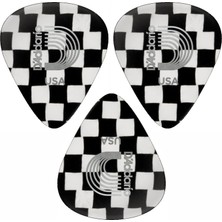LongMoon 1ccb4 Gitar Penası 3 Adet 0,70 Mm. Dama Checkerboard