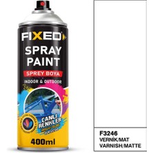 Fixed Akrilik Mat Vernik Sprey 400 ml Şeffaf Koruyucu Vernik