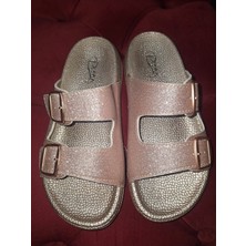 maxxi Kadın Günlük Terlik - Aksesuar Detaylı Ortopedik Terlik