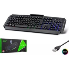 Hadron Hdx2605 Kablolu Oyuncu Klavye Led Q Siyah