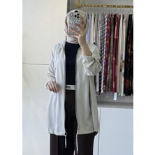 Fuat Gürsen Kapşonlu Rahat Kısa Kap Bej 5601