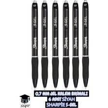 Sharpie S-Gel 0.7 mm Mürekkepli Basmalı Jel Kalem 3 Renk Mavi Siyah Kırmızı