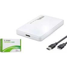  hadron hdx1752 2.5 sata hdd-ssd harici disk kutusu usb 3.0 micro-b - beyaz