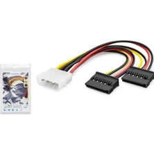  hadron hdx5525 sata power kablo poşetli 2in1 16cm siyah