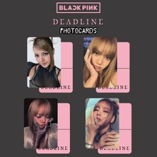 Kpop Dünyası Blackpınk Lisa  '' Deadline '' Photocards Set