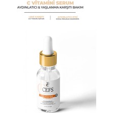 Cefs Vitamin C Ampul Leke Karşıtı Cilt Aydınlatıcı Ampul Serum 30 ml