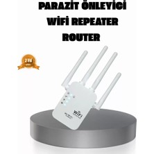 Asiltech 50 Cihaz Destekli 300MBPS Kablosuz Sinyal Güçlendirici RJ45 Kablolu Kullanım
