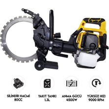 Branzeg Benzinli Duvar Beton Kesme Makinesi 80CC 9000RPM