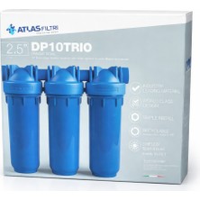 Atlas Filtri DP10TRIO Bina Ana Giriş Su Filtresi Kabı