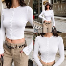 Gkc Butik Full Çıt Çıt Düğme Bluz