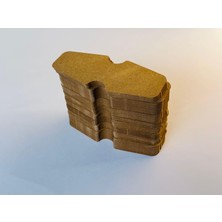 Orbak Kağıtçılık Kraft Takı Kartı 12,2×5,3 cm | Küpe Kolye Bileklik Sunum & Sergi Kartı 50 Adet