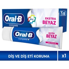5 Adet Oral-B Komple Ekstra Beyaz 75 ml
