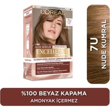 L'Oréal Paris 2 Adet L Oréal Paris Excellence Creme Nude Renkler Saç Boyası - 7u Nude Kumral