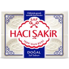2 Adet Hacı Şakir Doğal Beyaz Kalıp Sabun 4X150 G
