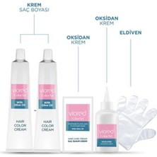 VİORED 6 Adet Viored Colorart Set Boya Tarçın Bakırı 8.45 160 ml