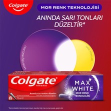 2 Adet Colgate Max White Purple Reveal Diş Macunu 75 ml