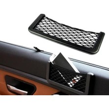 Uslucan Alışveriş Telefon Tutucu Torpidoya Yapışan File 15*8 cm