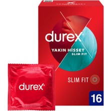2 Adet Durex Yakın Hisset Slim Fit Prezervatif 16'lı