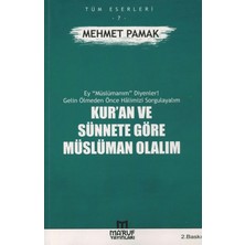 Ma'ruf Yayınları Kur'an ve Sünnete Göre Müslüman Olalım