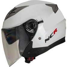 NCR 708E Yazlık Motosiklet Kaskı Beyaz