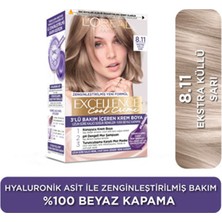 L'Oréal Paris 3 Adet L Oréal Paris Excellence Cool Creme Saç Boyası - 8.11 Ekstra Küllü Sarı