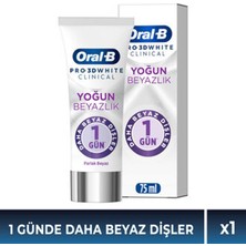 3 Adet Oral-B Pro 3D White Clinical Parlak Beyaz 75 ml