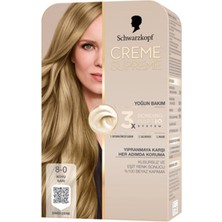 Schwarzkopf 3 Adet Creme Supreme 8-0 Koyu Sarı Saç Boyası 182 ml