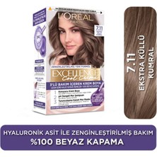 L'Oréal Paris 4 Adet Excellence Cool Creme - 7.11 Ekstra Küllü Kumral 96 ml