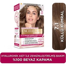 L'Oréal Paris 1 Adet Excellence Creme 7.1 Küllü Kumral Saç Boyası 192 ml