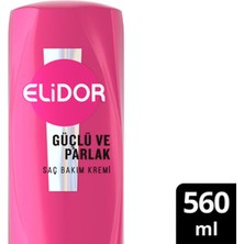 3 Adet Elidor Güçlü & Parlak Saç Kremi 560 ml
