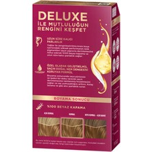 2 Adet Palette Deluxe 7-65 Altın Parıltılı Toffee Saç Boyası 115 ml