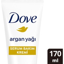 6 Adet Dove Serum Saç Bakım Kremi Argan Yağı Onarıcı Bakım 170 ml
