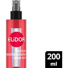 6 Adet Elidor Saç Bakım Sütü Brezilya Keratin Terapisi 200 ml