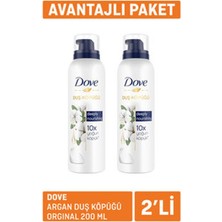 1 Adet Dove Argan Duş Köpüğü Original 200ML x 2
