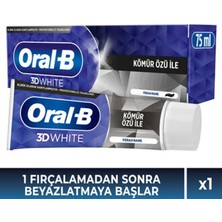 5 Adet Oral-B Pro 3D White Kömür Özlü Diş Macunu 75 ml