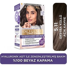 L'Oréal Paris 1 Adet L Oréal Paris Excellence Cool Creme Saç Boyası - 5.11 Ekstra Küllü Açık Kahve