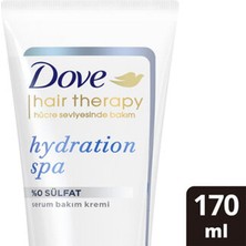 3 Adet Dove Sülfatsız Serum Saç Bakım Kremi Hydration Spa 170 ml