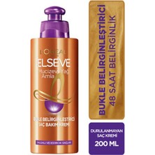 2 Adet L'oréal Paris Elseve Mucizevi Bukle Belirginleştirici Saç Bakım Kremi  200 ml