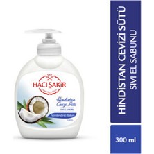 1 Adet Hacı Şakir Sıvı Sabun  Hindistan Cevizi  300 ml