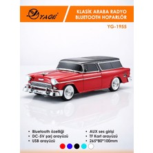 Yage Klasik Araba Tasarımlı Bluetooth Hoparlör