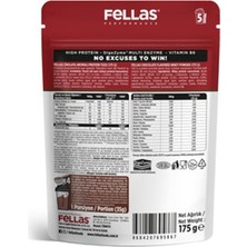 3 Adet Fellas Çikolata Aromalı Protein Tozu 175 G