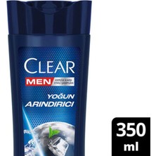 1 Adet Clear Men Kepeğe Karşı Etkili Şampuan Yoğun Arındırıcı Kömür Ile 350 ml