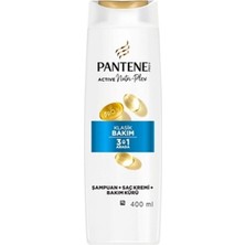 2 Adet Pantene Temel Bakım 3ü1 Arada Şampuan 400 ml