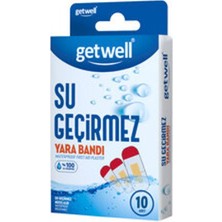 2 Adet Getwell Su Geçirmez Yara Bandı 10'lu