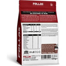 6 Adet Fellas Çikolata Aromalı Protein Tozu 525 G