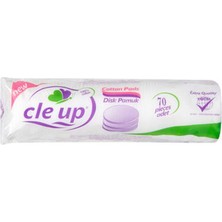 Cle Up Disk Makyaj Pamuğu 70 Adet Arındırıcı Aydınlatıcı Etkili Tüm Cilt Tipleri İçin