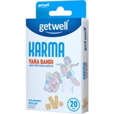 2 Adet Getwell Karma Yara Bandı 20'li