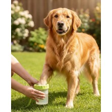 DS LLC Yuvarlak Başlıklı Köpek Pati Temizleyici Yumuşak Silikon Fırçalı DSLLC-2335Y6