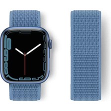 Senka Newface Watch 38MM Hasırlı Cırtcırtlı Kordon - Mavi