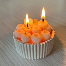 Natura Home Decor Dekoratif Cupcake Mum